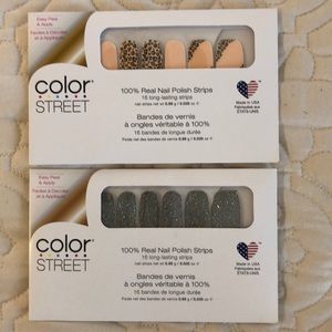 SOLD*****Color street polish strips.
